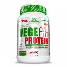 Протеїн Amix Nutrition GreenDay Vege-Fiit Protein, 720 грам Подвійний шоколад Протеїн Amix Nutrition GreenDay Vege-Fiit Protein, 720 грам Подвійний шоколад