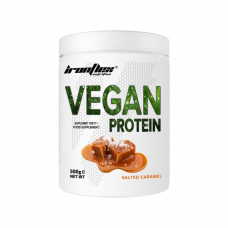 Протеїн IronFlex Vegan Protein, 500 грам Солона карамель Протеїн IronFlex Vegan Protein, 500 грам Солона карамель