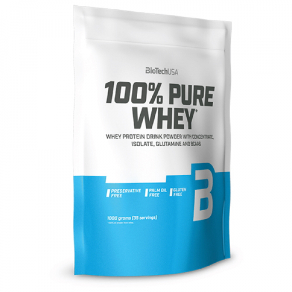 Протеїн BioTech 100% Pure Whey, 1 кг Каштан
