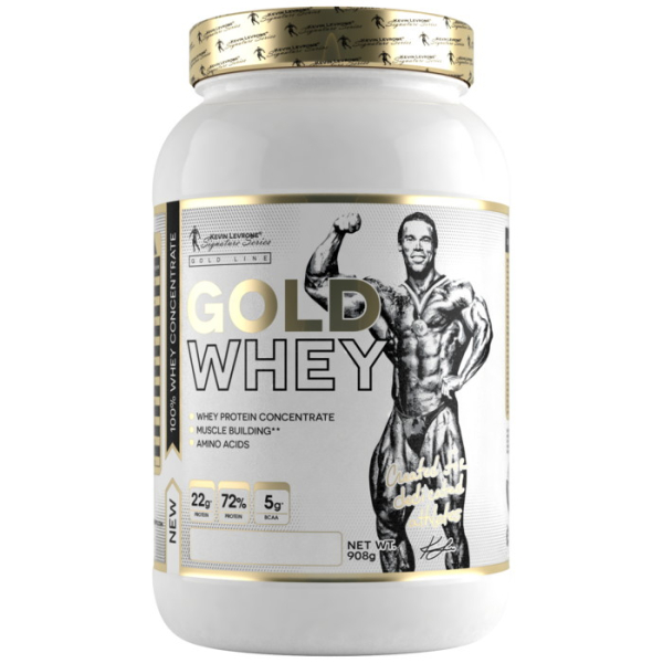 Протеїн Kevin Levrone Gold Whey, 908 грам Полуниця-банан