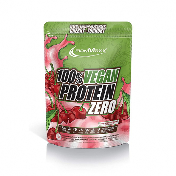 Протеїн IronMaxx 100% Vegan Protein, 500 грам Вишневий йогурт