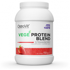 Протеїн OstroVit Vege Protein Blend, 700 грам Полуниця Протеїн OstroVit Vege Protein Blend, 700 грам Полуниця