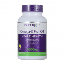 Жирні кислоти Natrol Omega-3 1000 mg, 60 капсул Жирні кислоти Natrol Omega-3 1000 mg, 60 капсул