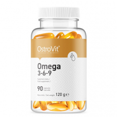 Жирні кислоти OstroVit Omega 3-6-9, 90 капсул Жирні кислоти OstroVit Omega 3-6-9, 90 капсул