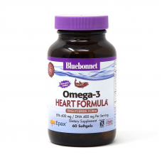 Жирні кислоти Bluebonnet Nutrition Natural Omega-3 Heart Formula, 60 капсул