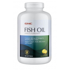 Жирні кислоти GNC Fish Oil, 360 капсул