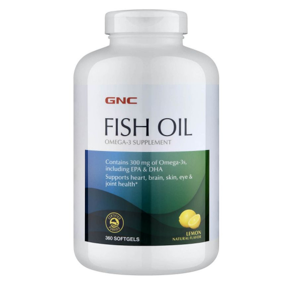 Жирні кислоти GNC Fish Oil, 360 капсул