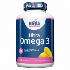 Жирні кислоти Haya Labs Ultra Omega 3, 90 капсул Жирні кислоти Haya Labs Ultra Omega 3, 90 капсул