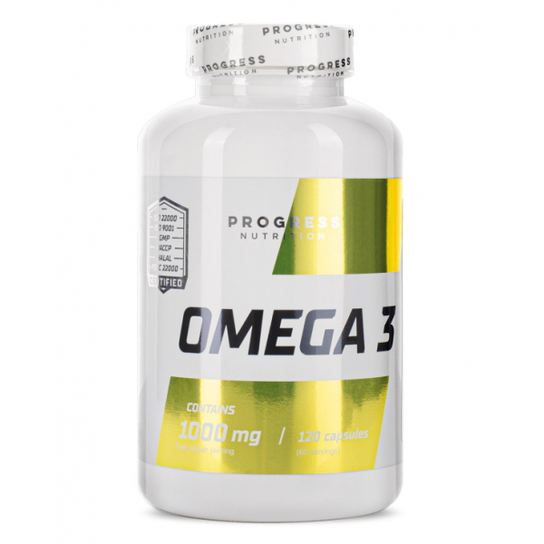 Жирні кислоти Progress Nutrition Omega 3, 120 капсул