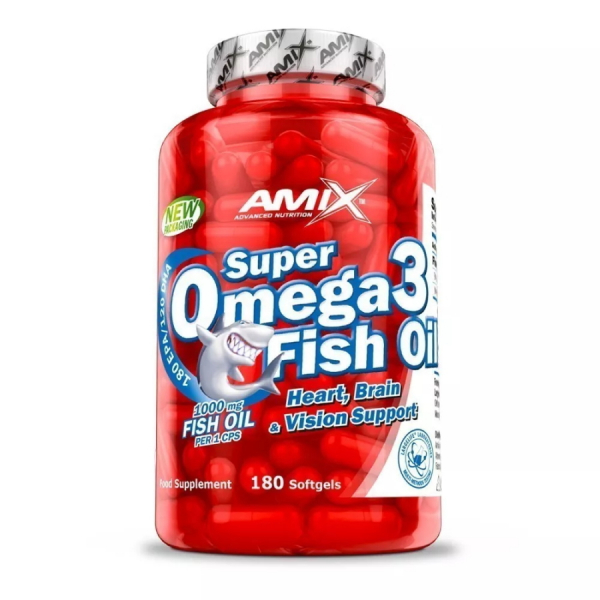 Жирні кислоти Amix Nutrition Super Omega 3 Fish Oil, 180 капсул