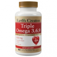 Жирні кислоти Earth‘s Creation Omega 3-6-9 1000 mg, 90 капсул Жирні кислоти Earth‘s Creation Omega 3-6-9 1000 mg, 90 капсул