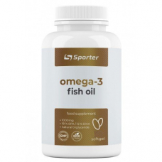 Жирні кислоти Sporter Omega 3 1000 mg, 60 капсул Жирні кислоти Sporter Omega 3 1000 mg, 60 капсул