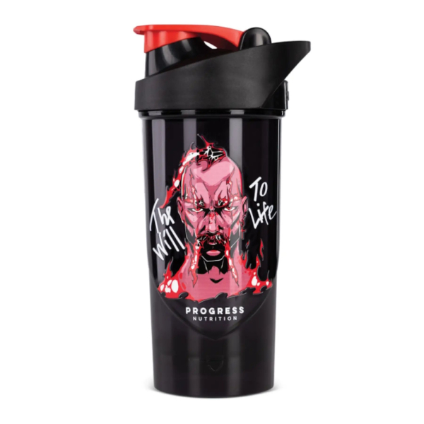 Шейкер Progress Nutrition “Fiery Cossack” The Will To Life 700 мл, Black