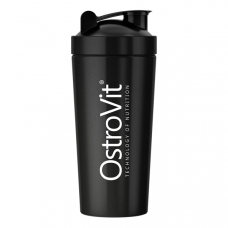 Шейкер OstroVit Steel, 750 мл, чорний