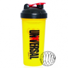 Шейкер Universal Nutrition із пружинкою 700 мл, Yellow/Black