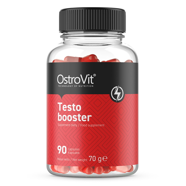 Стимулятор тестостерону OstroVit Testo Booster, 90 капсул
