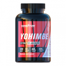 Стимулятор тестостерону Vansiton Yohimbe, 120 капсул Стимулятор тестостерону Vansiton Yohimbe, 120 капсул