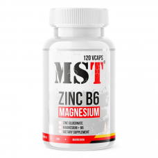 Стимулятор тестостерону MST Zinc B6 Magnesium, 120 вегакапсул Стимулятор тестостерону MST Zinc B6 Magnesium, 120 вегакапсул