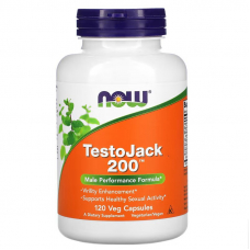 Стимулятор тестостерону NOW Testo Jack 200, 120 вегакапсул Стимулятор тестостерону NOW Testo Jack 200, 120 вегакапсул