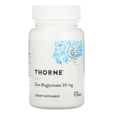 Вітаміни та мінерали Thorne Research Zinc Bisglycinate 30 mg, 60 капсул