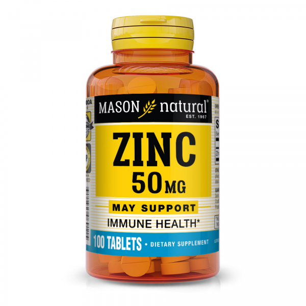 Вітаміни та мінерали Mason Natural Zinc 50 mg, 100 таблеток