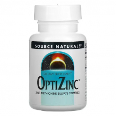 Вітаміни та мінерали Source Naturals OptiZinc, 60 таблеток
