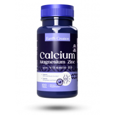Вітаміни та мінерали Earth‘s Creation Calcium Magnesium Zinc, 100 таблеток