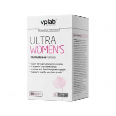 Вітаміни та мінерали VPLab Ultra Women's Multivitamin, 90 каплет Вітаміни та мінерали VPLab Ultra Women's Multivitamin, 90 каплет