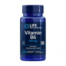 Вітаміни та мінерали Life Extension Vitamin B6 250 mg, 100 вегакапсул