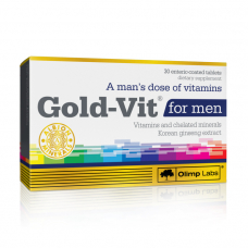 Вітаміни та мінерали Olimp Gold Vit for Men, 30 капсул Вітаміни та мінерали Olimp Gold Vit for Men, 30 капсул