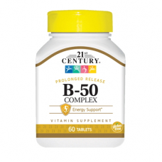 Вітаміни та мінерали 21st Century Vitamin B-50 Complex, 60 таблеток