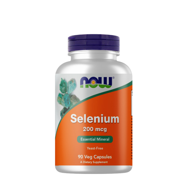Вітаміни та мінерали NOW Selenium 200 mcg, 90 вегакапсул