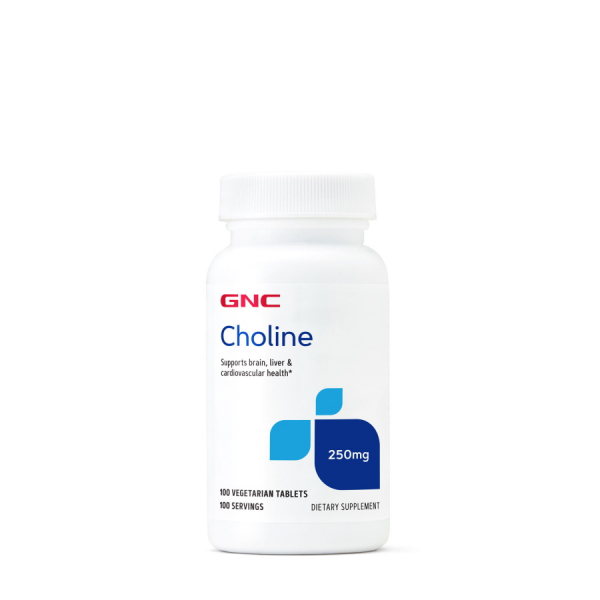 Вітаміни та мінерали GNC Choline 250 mg, 100 таблеток