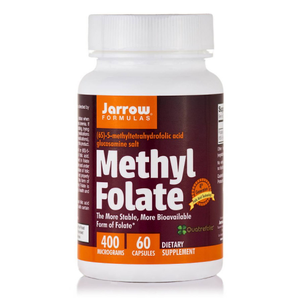Вітаміни та мінерали Jarrow Formulas Methyl Folate 400 mcg, 60 капсул