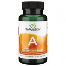 Вітаміни та мінерали Swanson Vitamin A 10000 IU, 250 капсул