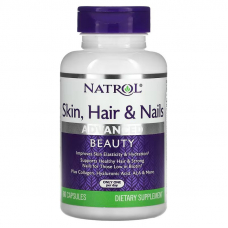 Вітаміни та мінерали Natrol Skin Hair & Nails Advanced Beauty, 60 капсул Вітаміни та мінерали Natrol Skin Hair & Nails Advanced Beauty, 60 капсул