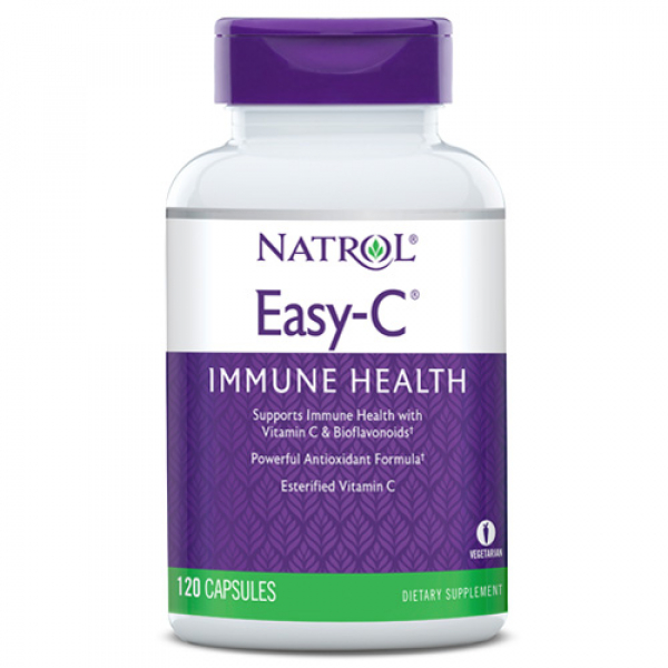 Вітаміни та мінерали Natrol Easy-C, 120 капсул