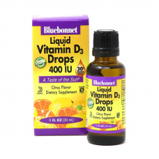 Вітаміни та мінерали Bluebonnet Nutrition Liquid Vitamin D3, 400IU 30 мл - апельсин Вітаміни та мінерали Bluebonnet Nutrition Liquid Vitamin D3, 400IU 30 мл - апельсин
