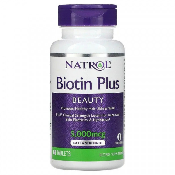 Вітаміни та мінерали Natrol Biotin 5000 mcg, 150 таблеток