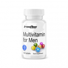 Вітаміни та мінерали IronFlex Multivitamin for Men, 100 таблеток Вітаміни та мінерали IronFlex Multivitamin for Men, 100 таблеток