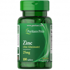 Вітаміни та мінерали Puritan's Pride Zinc Gluconate 25 mg, 100 каплет