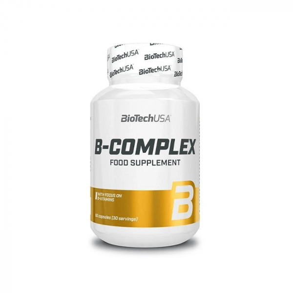 Вітаміни та мінерали BioTech B-Complex, 60 капсул