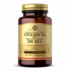 Вітаміни та мінерали Solgar Vitamin K2 100 mcg, 50 вегакапсул