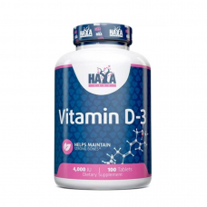 Вітаміни та мінерали Haya Labs Vitamin D3 4000 IU, 100 таблеток