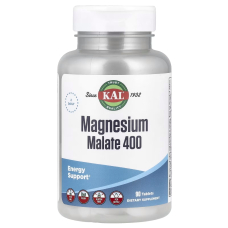 Вітаміни та мінерали KAL Magnesium Malate 400, 90 таблеток Вітаміни та мінерали KAL Magnesium Malate 400, 90 таблеток