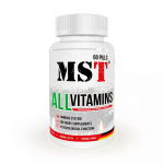 Вітаміни та мінерали MST AllVitamins, 60 таблеток
