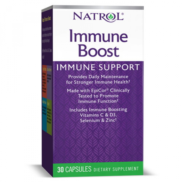 Вітаміни та мінерали Natrol Immune Boost, 30 капсул