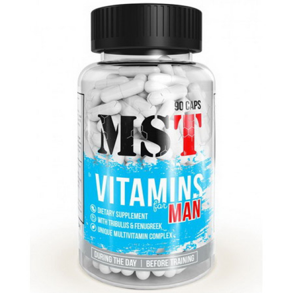Вітаміни та мінерали MST Vitamin for Man, 90 капсул