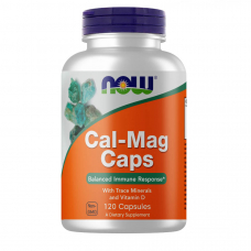 Вітаміни та мінерали NOW Cal-Mag Caps, 120 капсул Вітаміни та мінерали NOW Cal-Mag Caps, 120 капсул