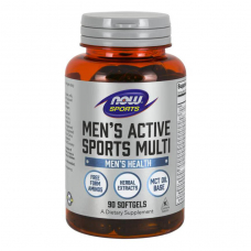 Вітаміни та мінерали NOW Mens Active Sports Multi, 90 капсул